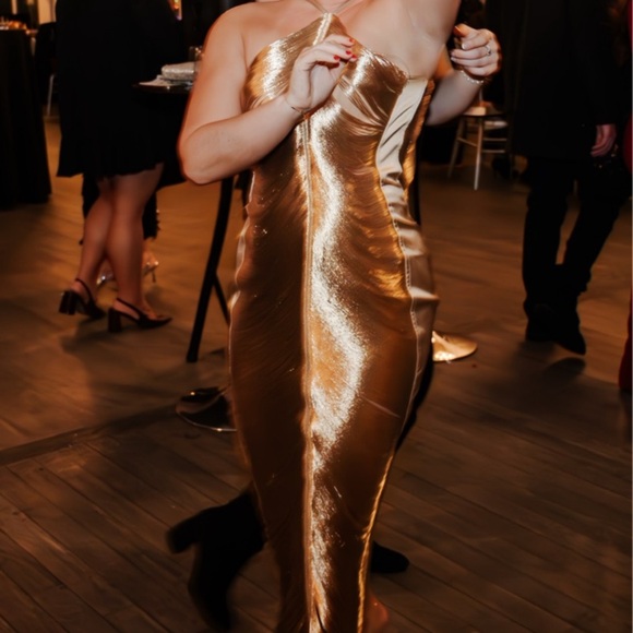 Cult Gaia Gold Renata Dress - Picture 5 of 7